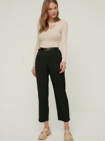 Штани класичні Trendyol модель TWOAW22PL0750/Siyah Фото