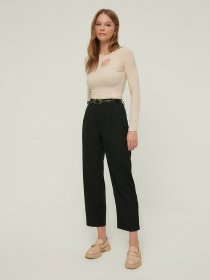 Штани класичні Trendyol модель TWOAW22PL0750/Siyah Фото