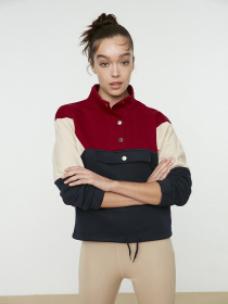 Кофта спортивная Trendyol модель TWOAW22SW1790/Lacivert Фото