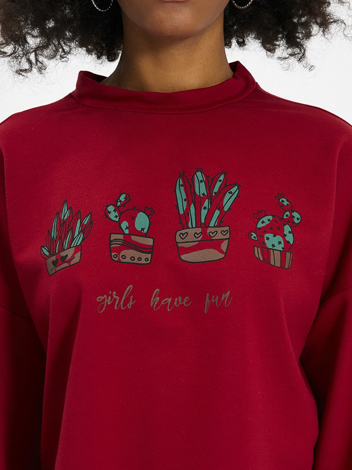 Свитшот Trendyol модель TWOAW22SW2302/Bordo Фото