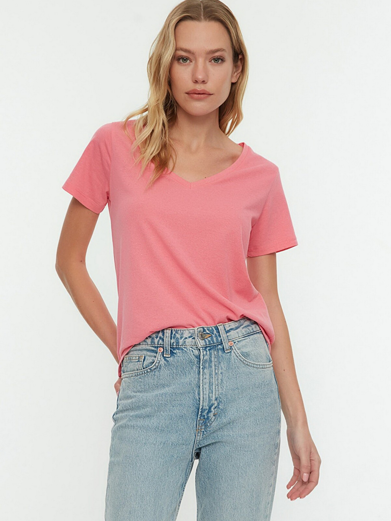 Футболка Trendyol модель TWOSS20TS0129/Pembe Фото