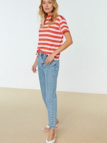 Футболка Trendyol модель TWOSS21TS1204/Kirmizi Фото