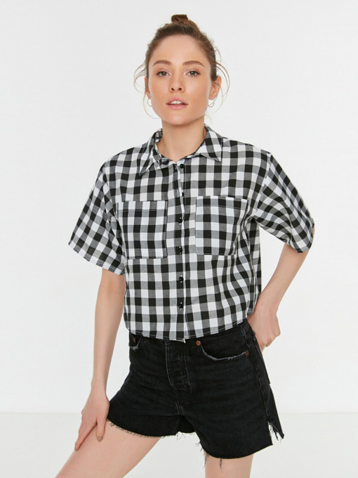 Блуза Trendyol модель TWOSS22GO0561/Siyah Фото