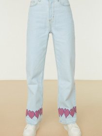 Широкі джинси Trendyol модель TWOSS22JE0448/Acik Mavi Фото