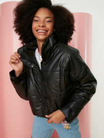 Демісезонна куртка Trendyol модель TWOSS22MO0059/Siyah Фото