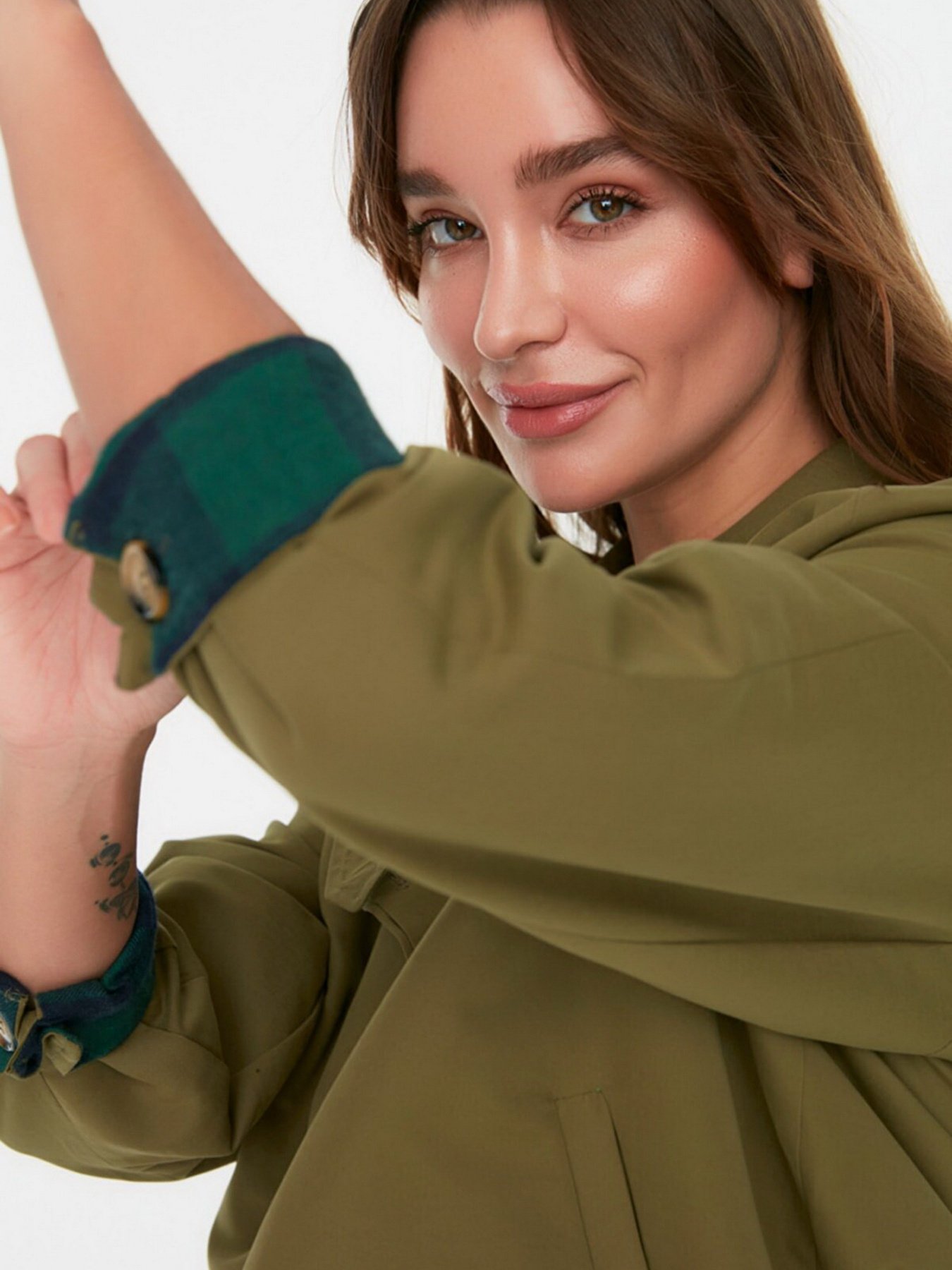 Вітровка Trendyol модель TWOSS22MO0080/Haki Фото