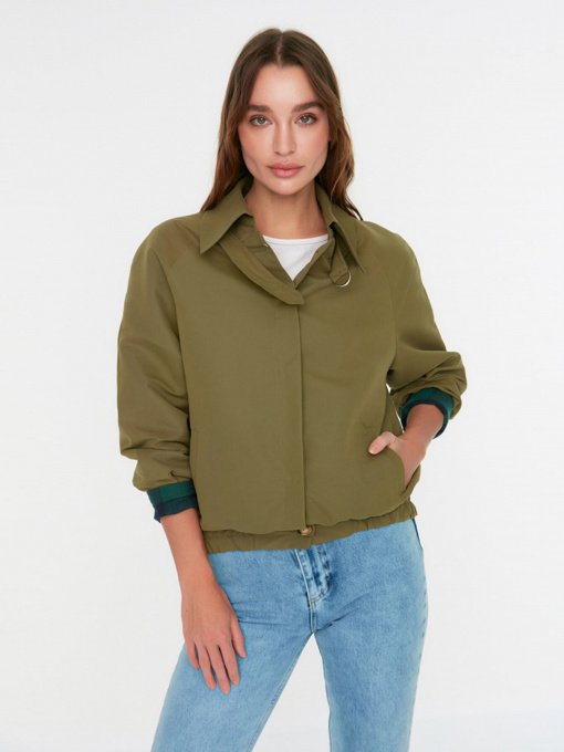 Ветровка Trendyol модель TWOSS22MO0080/Haki Фото