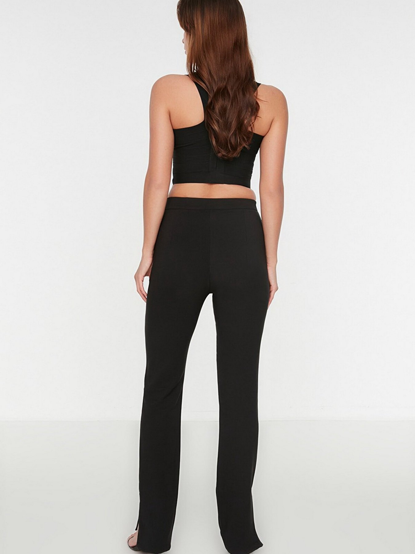 Класичні штани Trendyol модель TWOSS22PL0081/Siyah Фото