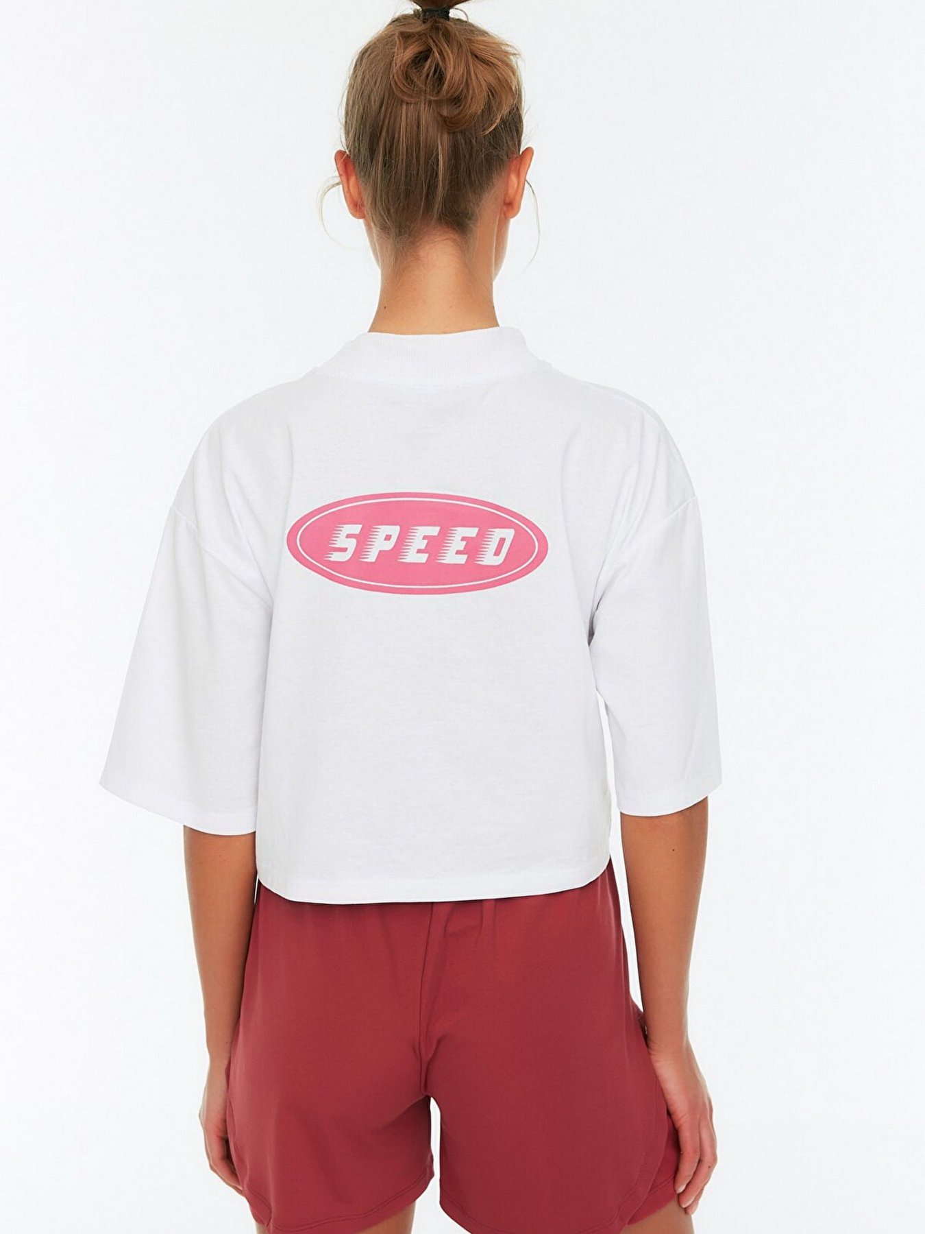 Футболка Trendyol модель TWOSS22TS00131/Beyaz Фото