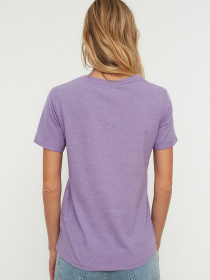 Футболка Trendyol модель TWOSS22TS0867/Lila Фото