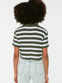 Футболка Trendyol модель TWOSS22TS1000/Haki Фото