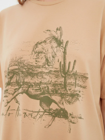 Футболка Trendyol модель TWOSS22TS1166/Bej Фото