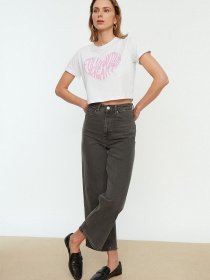 Футболка Trendyol модель TWOSS22TS1368/Beyaz Фото