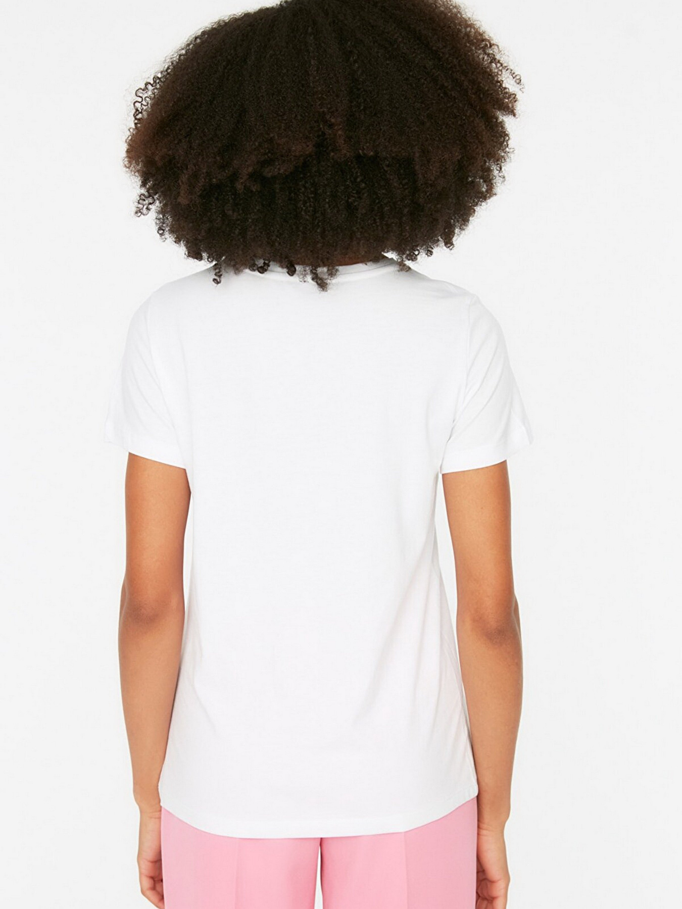 Футболка Trendyol модель TWOSS22TS1484/Beyaz Фото