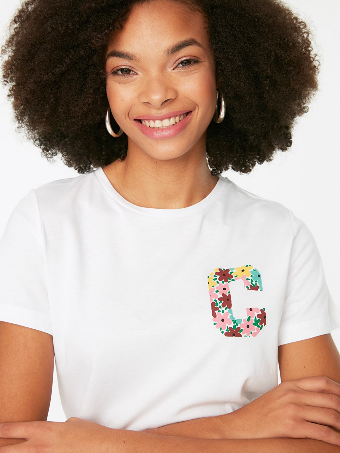 Футболка Trendyol модель TWOSS22TS1484/Beyaz Фото