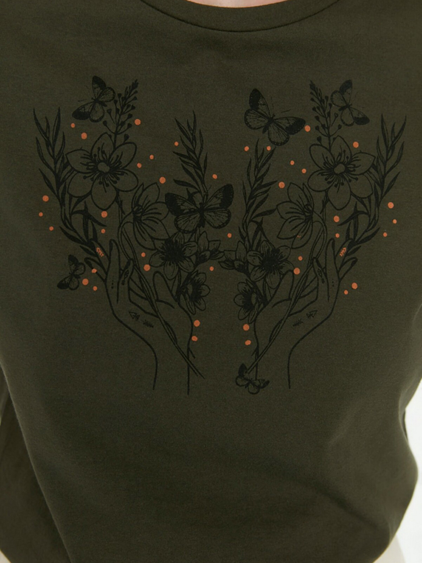 Футболка Trendyol модель TWOSS22TS1624/Haki Фото