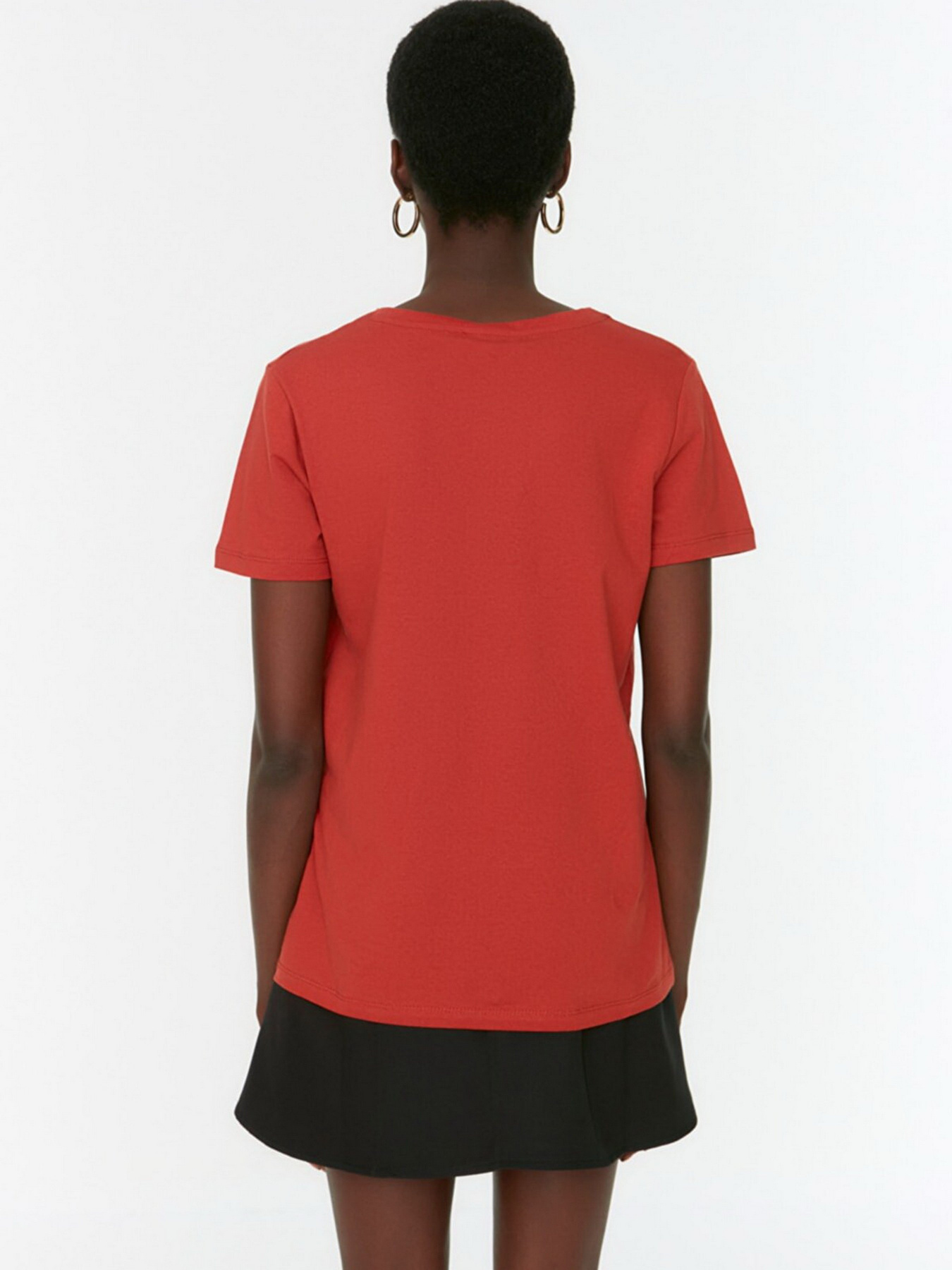 Футболка Trendyol модель TWOSS22TS1624/Kiremit Фото