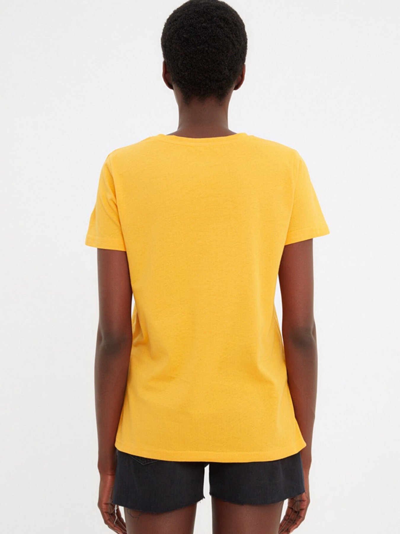 Футболка Trendyol модель TWOSS22TS1987/Turuncu Фото