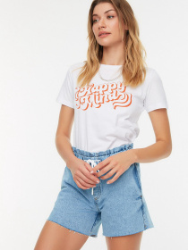 Футболка Trendyol модель TWOSS22TS2146/Beyaz Фото