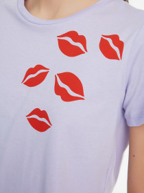 Футболка Trendyol модель TWOSS22TS2312/Lila Фото