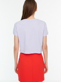 Футболка Trendyol модель TWOSS22TS2312/Lila Фото