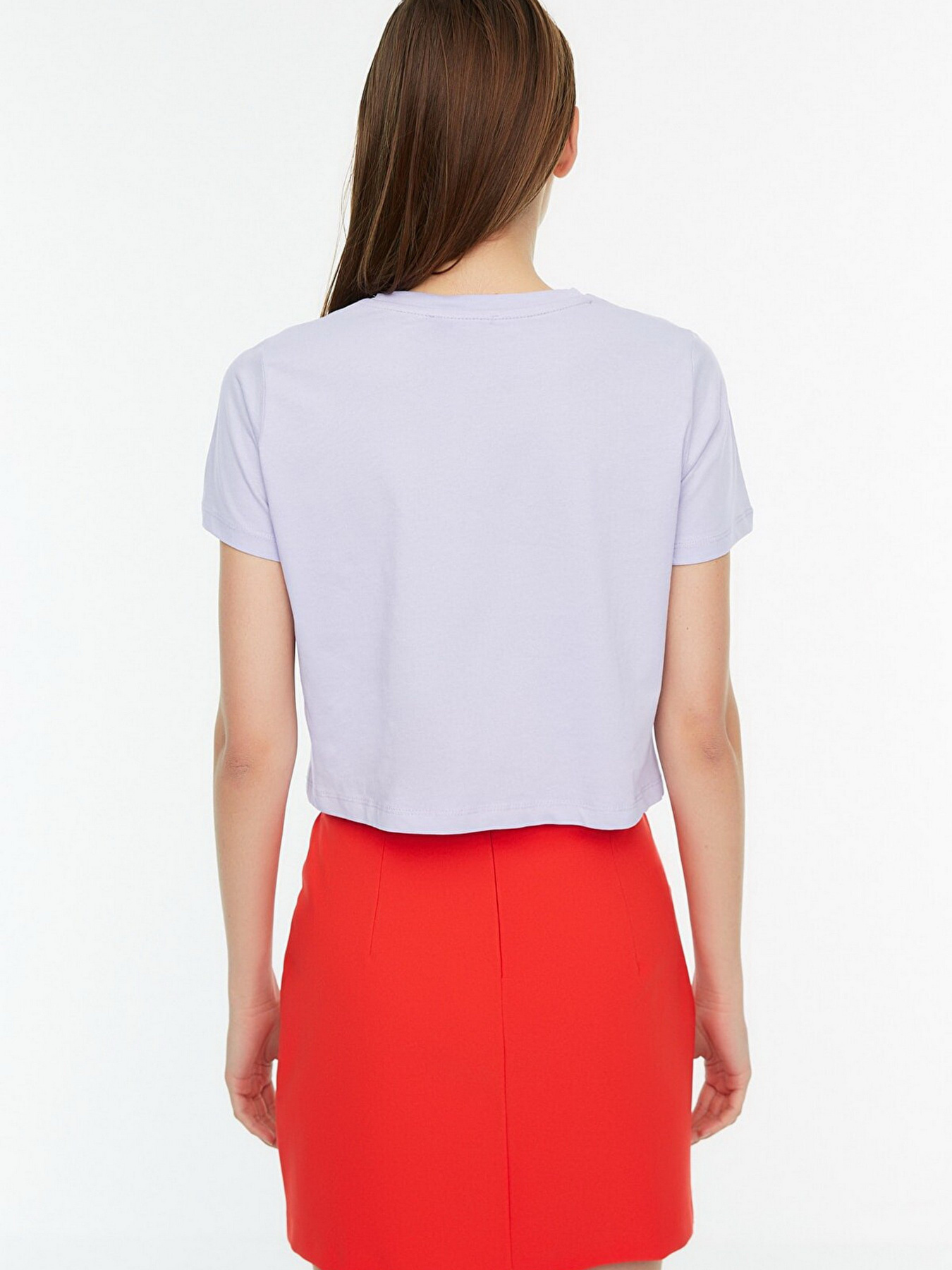 Футболка Trendyol модель TWOSS22TS2312/Lila Фото