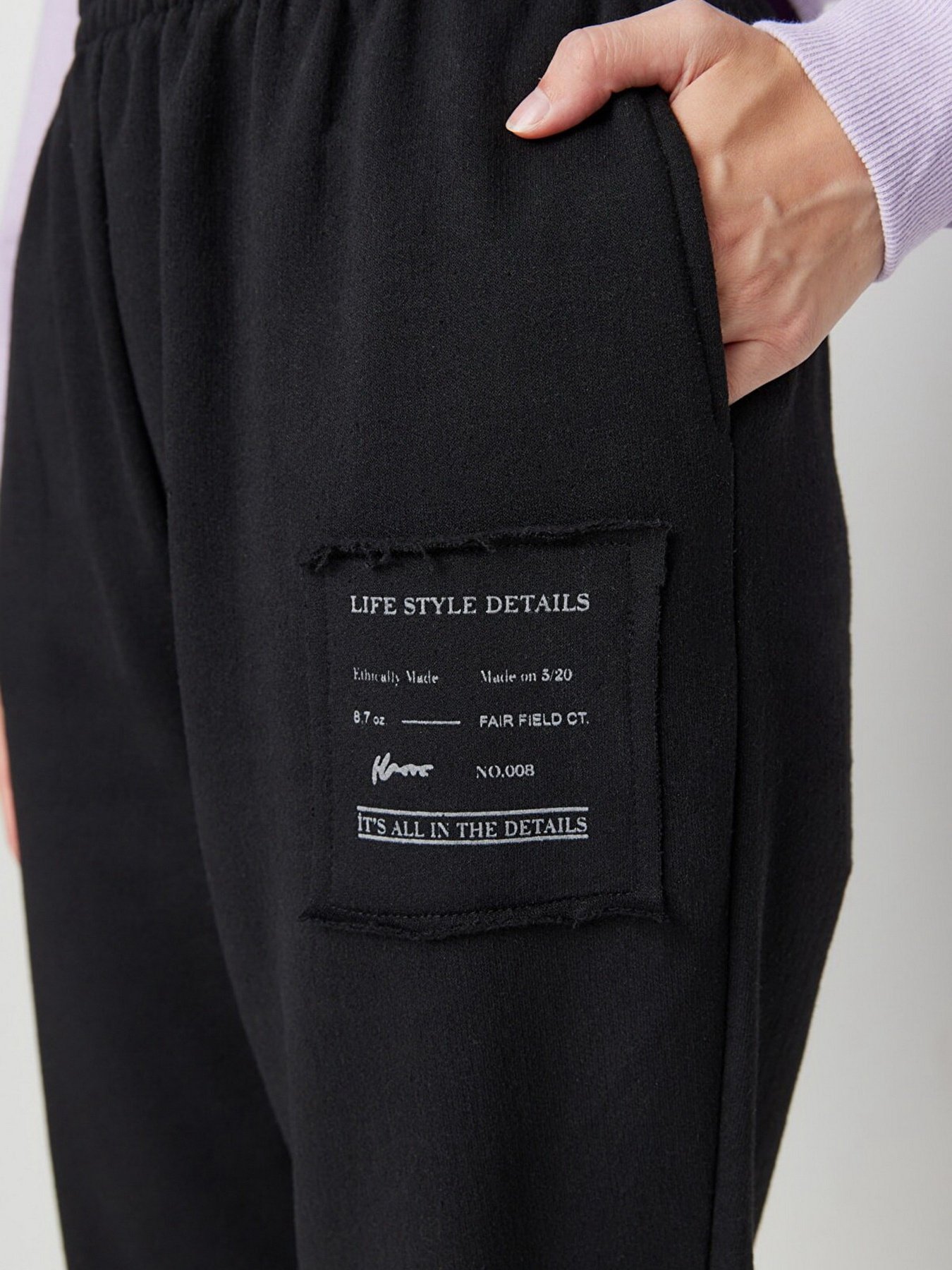 Штани спортивні Trendyol модель TWOAW23EA00124/Siyah Фото