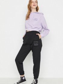 Штани спортивні Trendyol модель TWOAW23EA00124/Siyah Фото