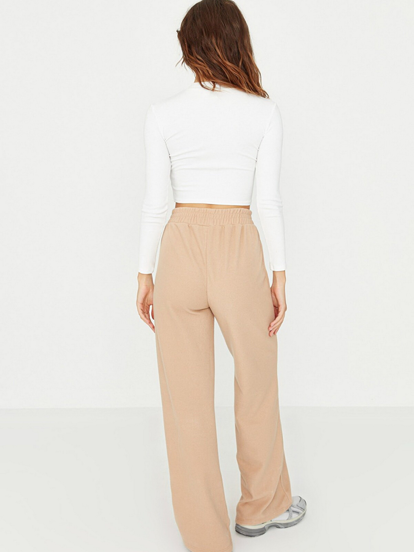 Штани палаццо Trendyol модель TWOAW23EA00132/Bej Фото