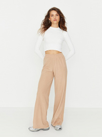Штани палаццо Trendyol модель TWOAW23EA00132/Bej Фото