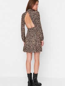 Сукня міні Trendyol модель TWOAW23EL00453/Camel Фото