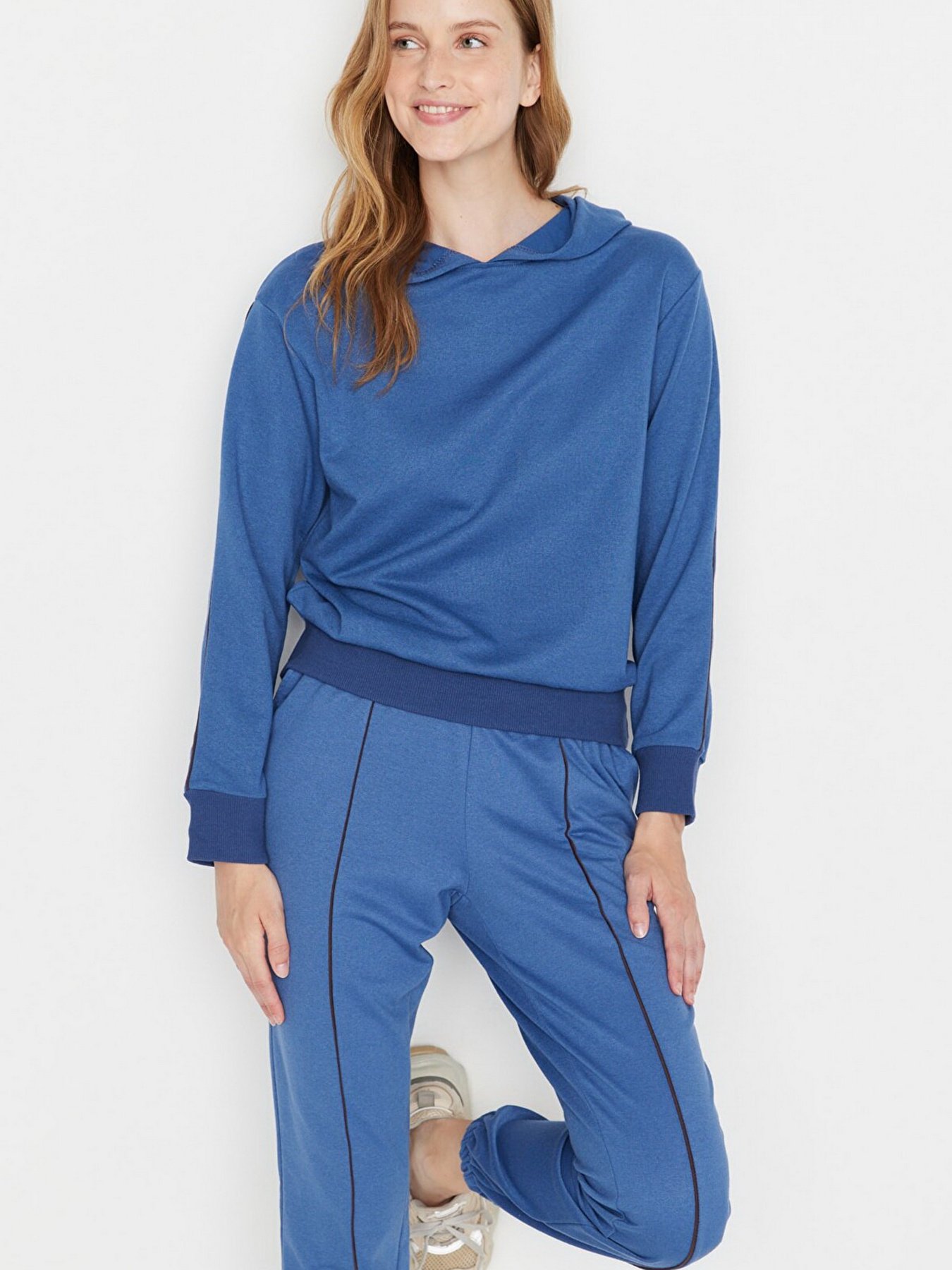 Спортивний костюм Trendyol модель TWOAW23EM00041/Indigo Фото