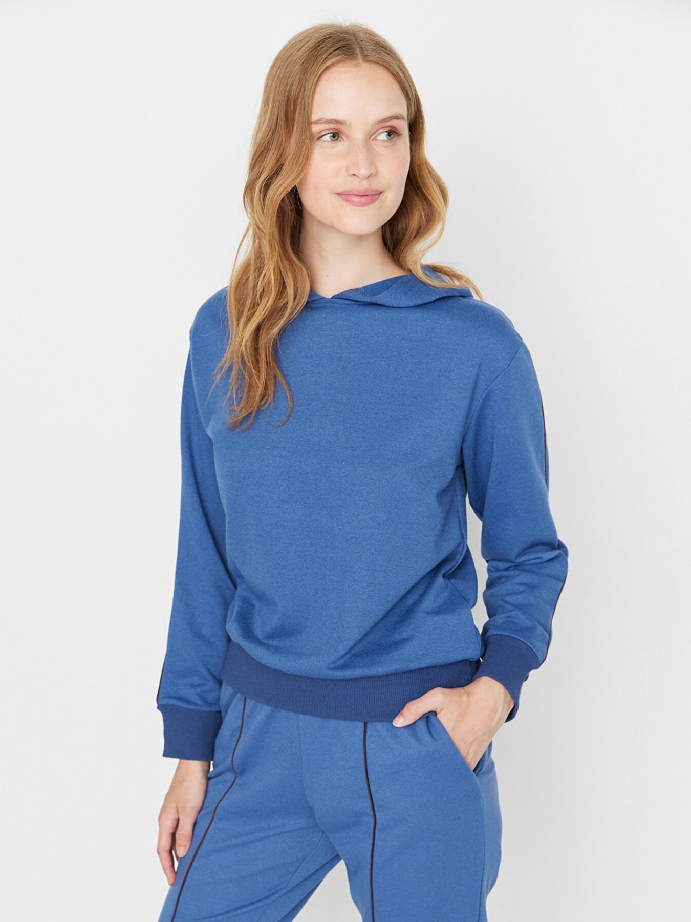 Спортивний костюм Trendyol модель TWOAW23EM00041/Indigo Фото