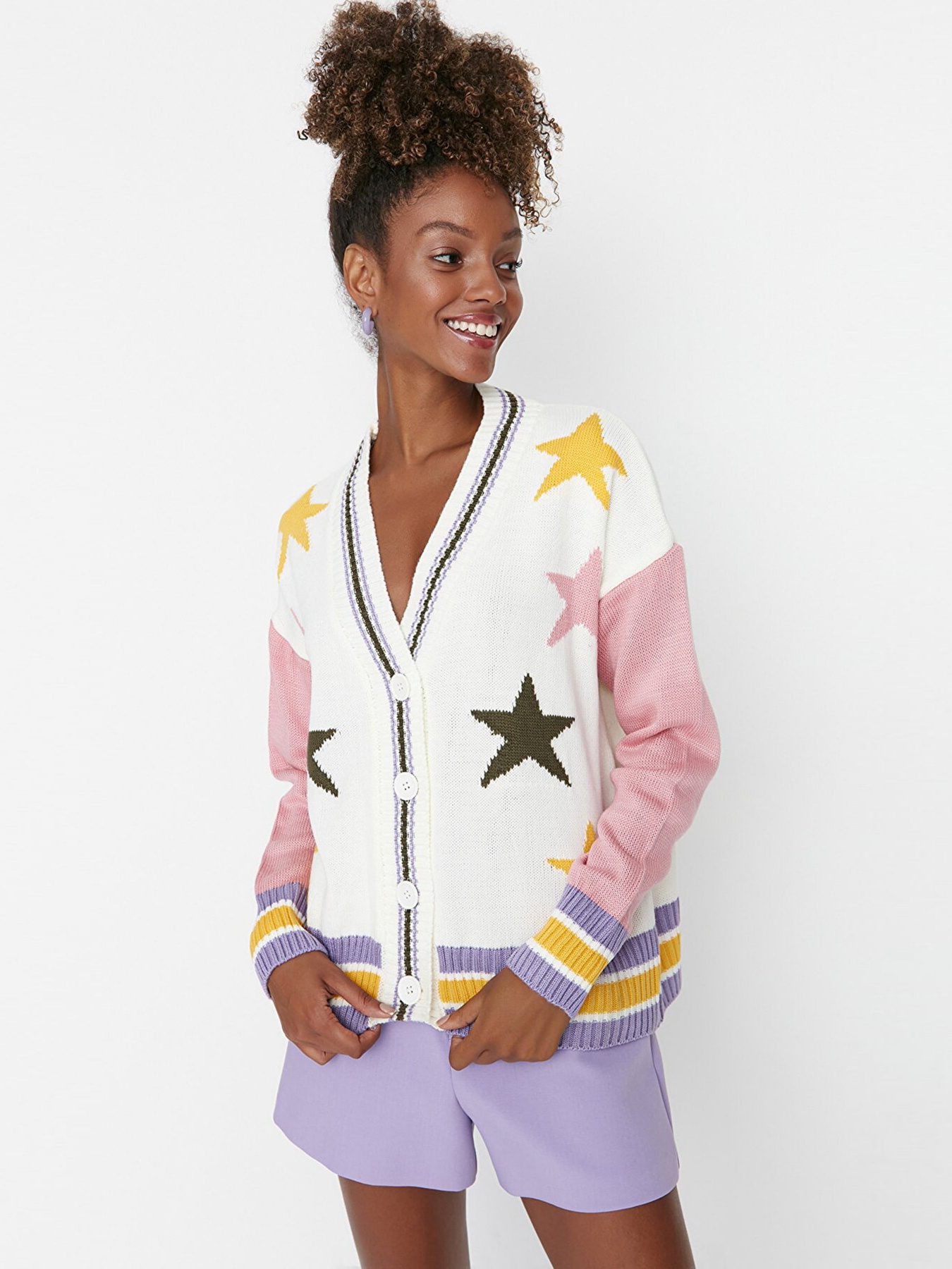 Кардиган Trendyol модель TWOAW23HI00511/Ekru Фото