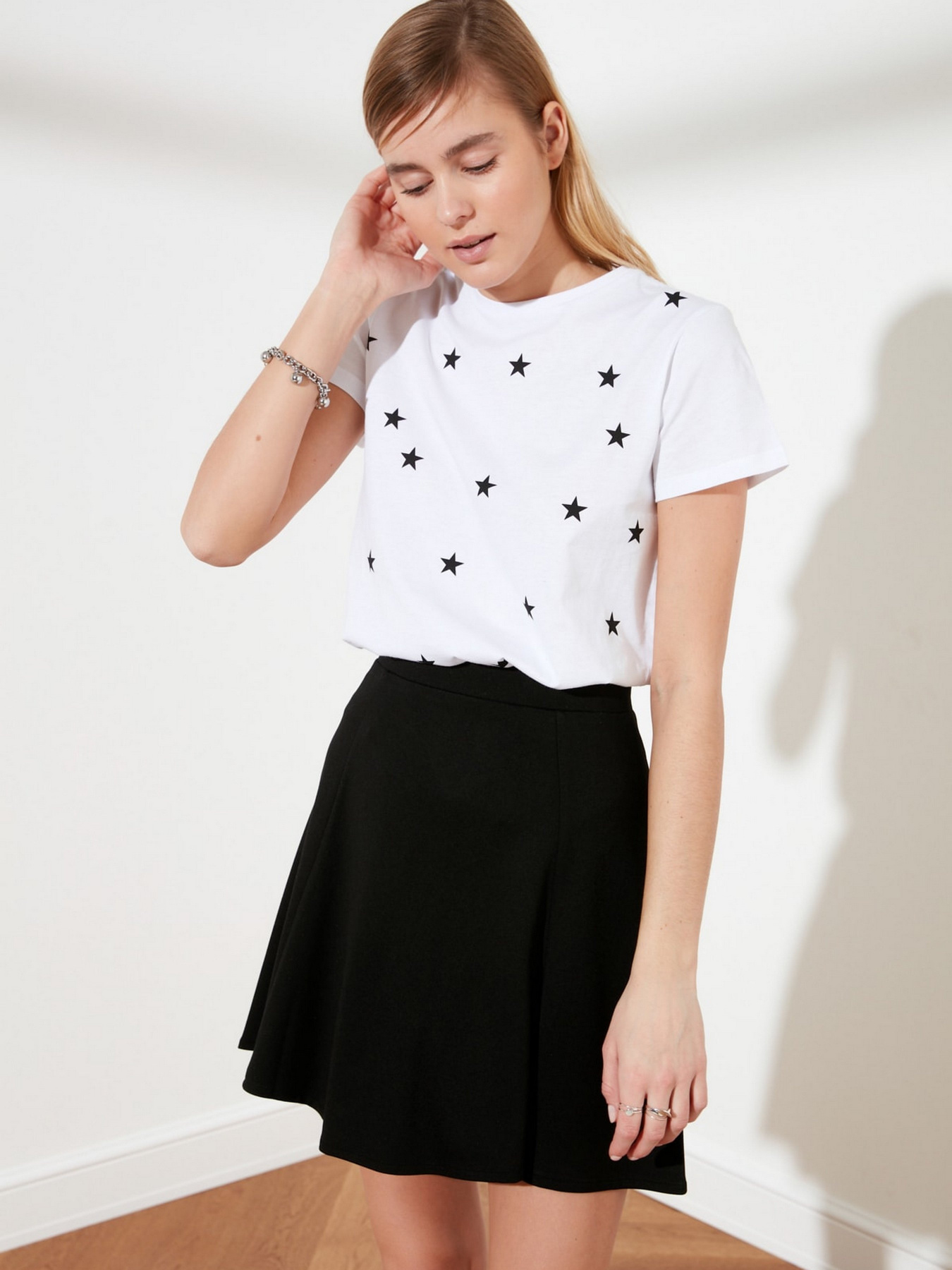 Футболки і поло Trendyol модель TWOSS20TS0757/Beyaz Фото