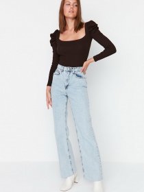 Прямі джинси Trendyol модель TWOAW23JE00134/Mavi Фото