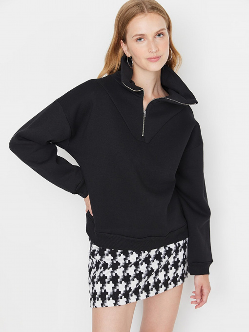 Світшот Trendyol модель TWOAW23SW00091/Siyah Фото