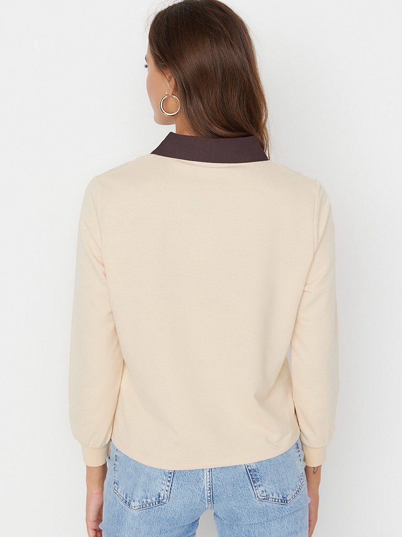 Поло Trendyol модель TWOAW23SW00374/Bej Фото