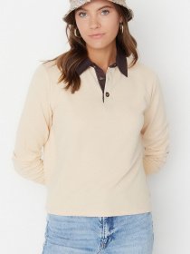 Поло Trendyol модель TWOAW23SW00374/Bej Фото
