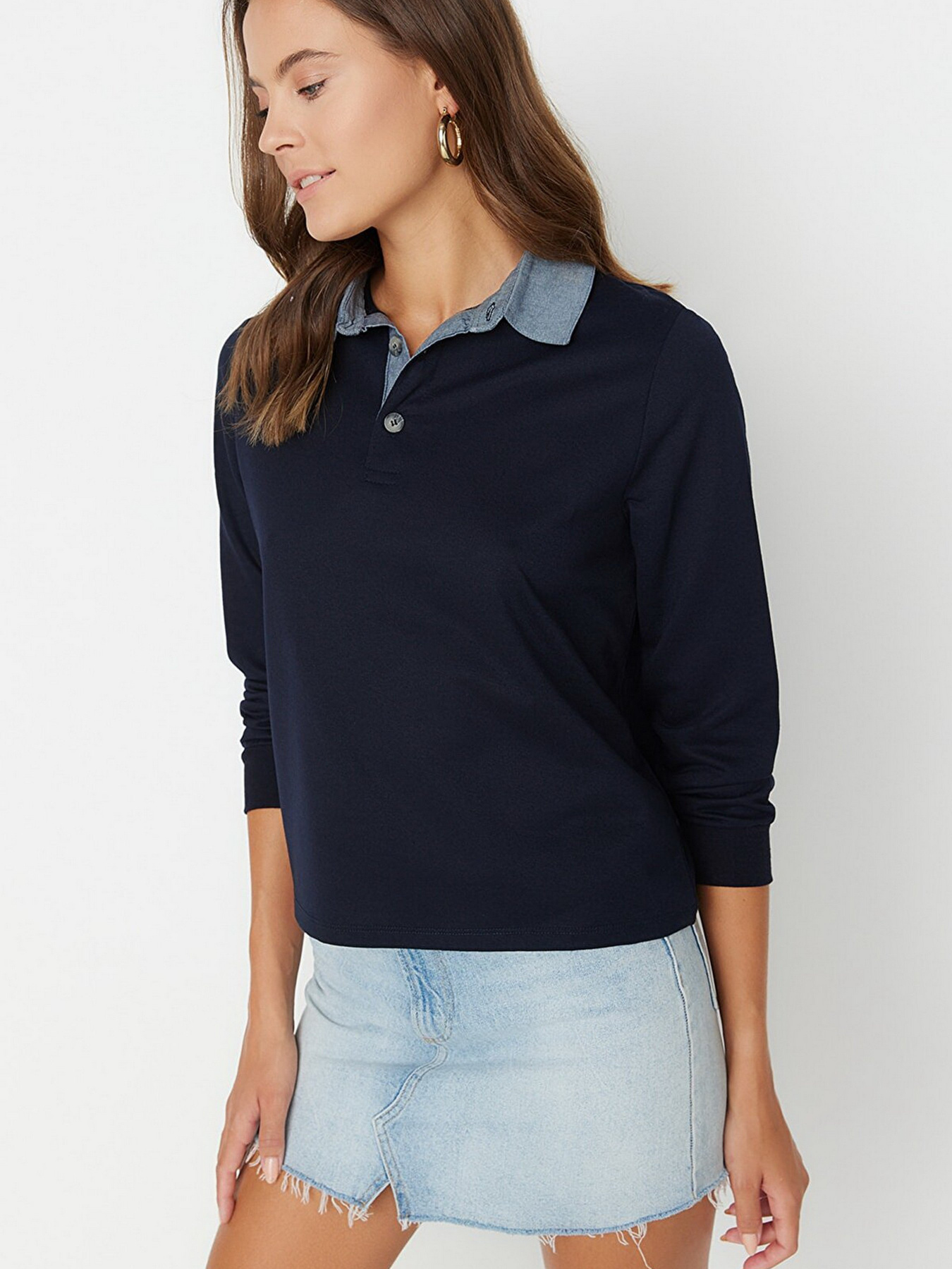 Джемпер Trendyol модель TWOAW23SW00374/Lacivert Фото