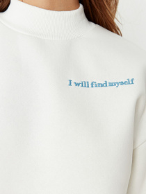 Свитшот Trendyol модель TWOAW23SW00577/Beyaz Фото