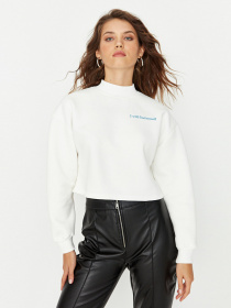 Світшот Trendyol модель TWOAW23SW00577/Beyaz Фото