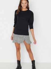 Лонгслив Trendyol модель TWOAW23TS00051/Siyah Фото