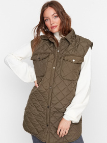 Жилет с утеплителем Trendyol модель TWOAW23YE00007/Haki Фото