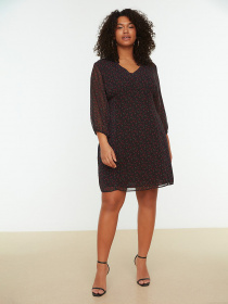 Платье мини Trendyol модель TBBSS22AH0200/Siyah Фото