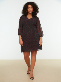 Платье мини Trendyol модель TBBSS22AH0200/Siyah Фото