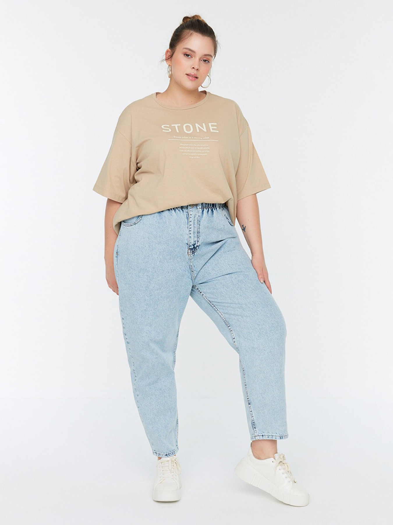 Джинси мом Trendyol модель TBBSS22JE00009/Mavi Фото