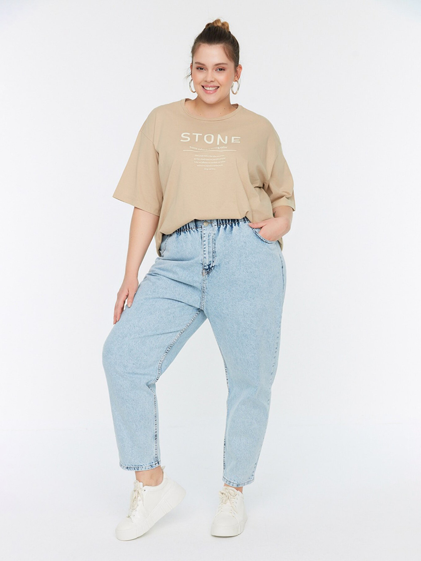 Джинси мом Trendyol модель TBBSS22JE00009/Mavi Фото