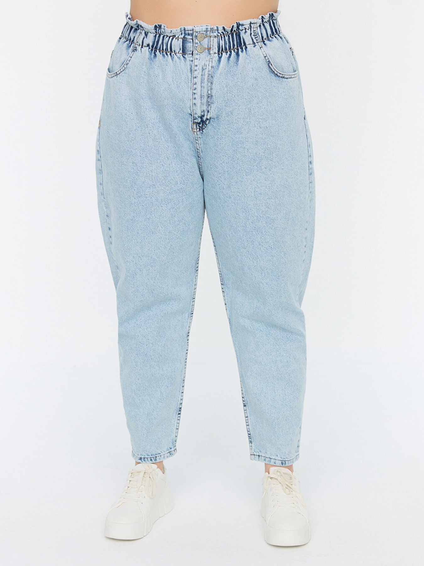 Джинси мом Trendyol модель TBBSS22JE00009/Mavi Фото