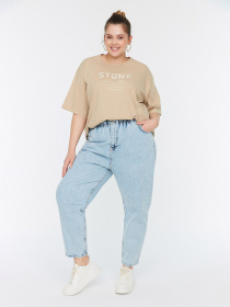 Джинси мом Trendyol модель TBBSS22JE00009/Mavi Фото